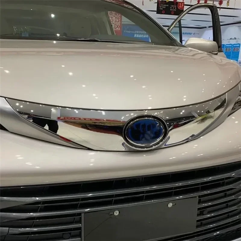 WELKINRY Dla Toyota Sienna XL40 4. generacji 2021-2025 Przednia samochodowa twarz Logo towaru Marka Kaptur Osłona maski Wykończenie