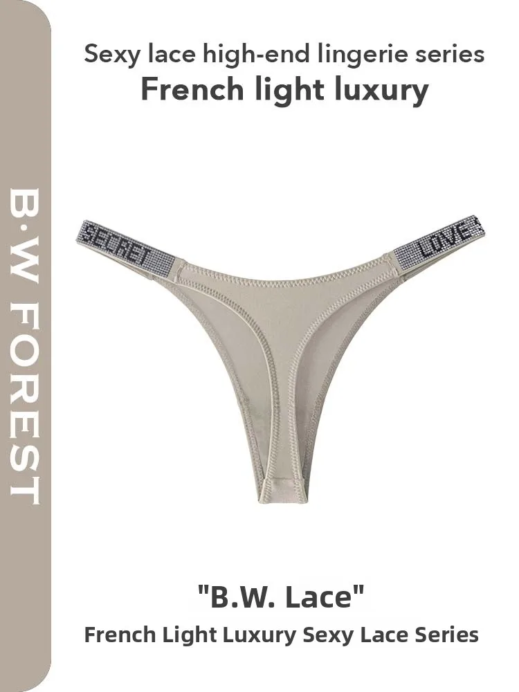 مثير منخفضة الخصر Fitn الملابس الداخلية النسائية الماس T-Panties Qui-Dry ملابس داخلية قطنية Faionable بيكيني ملخصات B · WFOREST
