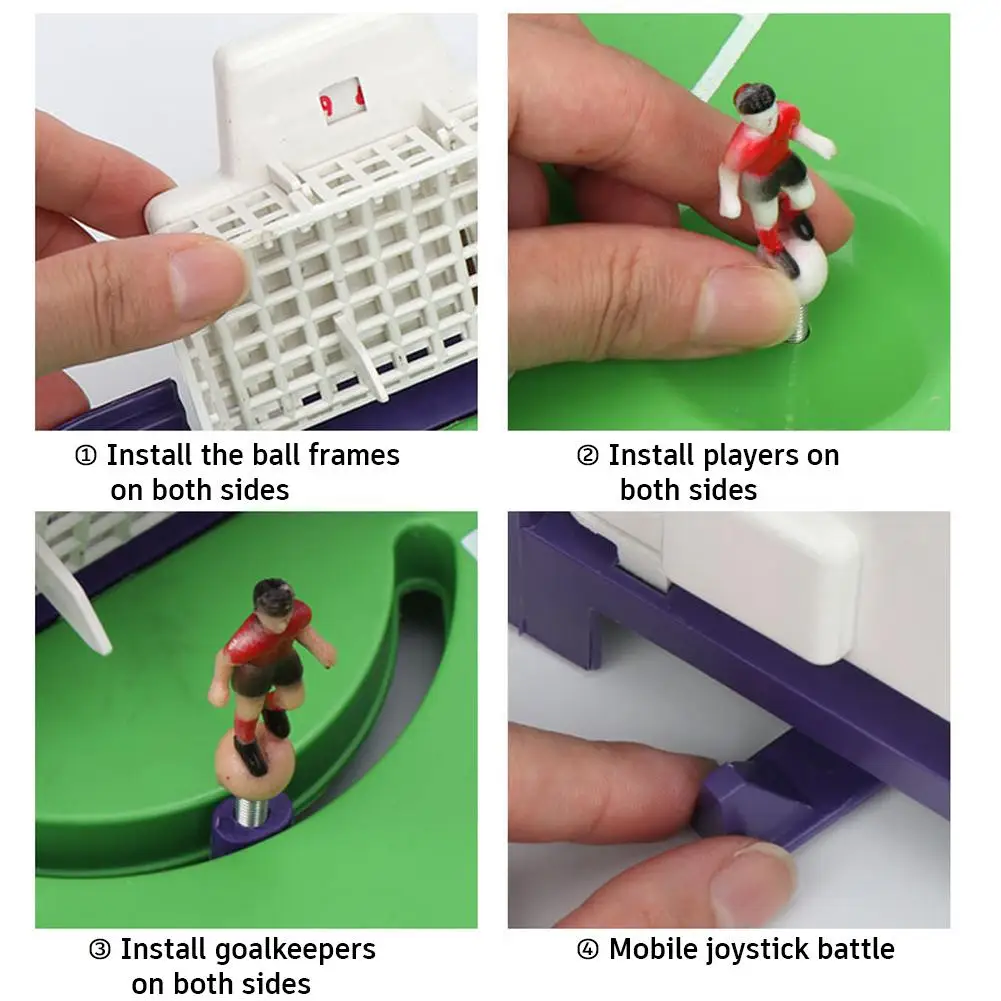 Zwei-Spieler Tabletop Fußball Spiel Spielzeug Finger Werfen Fußball Wettbewerbs Fußball Interaktives Spielzeug Für Eltern-kind-geschenk