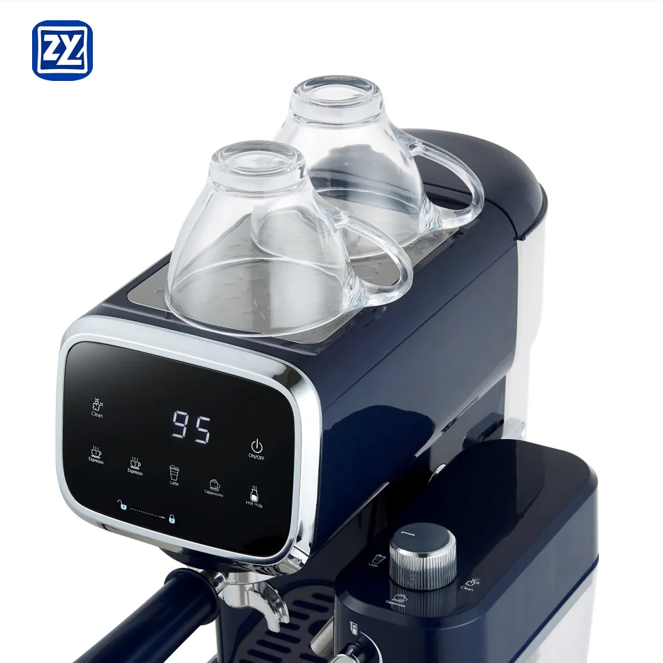 20 Bar Professional Cappuccino Machine With Automatic Milk Frothering System Barista Compact Latte Maker for Coffee Lovers