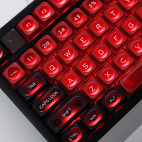 XVX Cat's Eye Theme Keycap Set 136key PBT+PC Custom Individuality Keyboard Cap MAX Profile Gaming KeyCap for Mechanical Keyboard