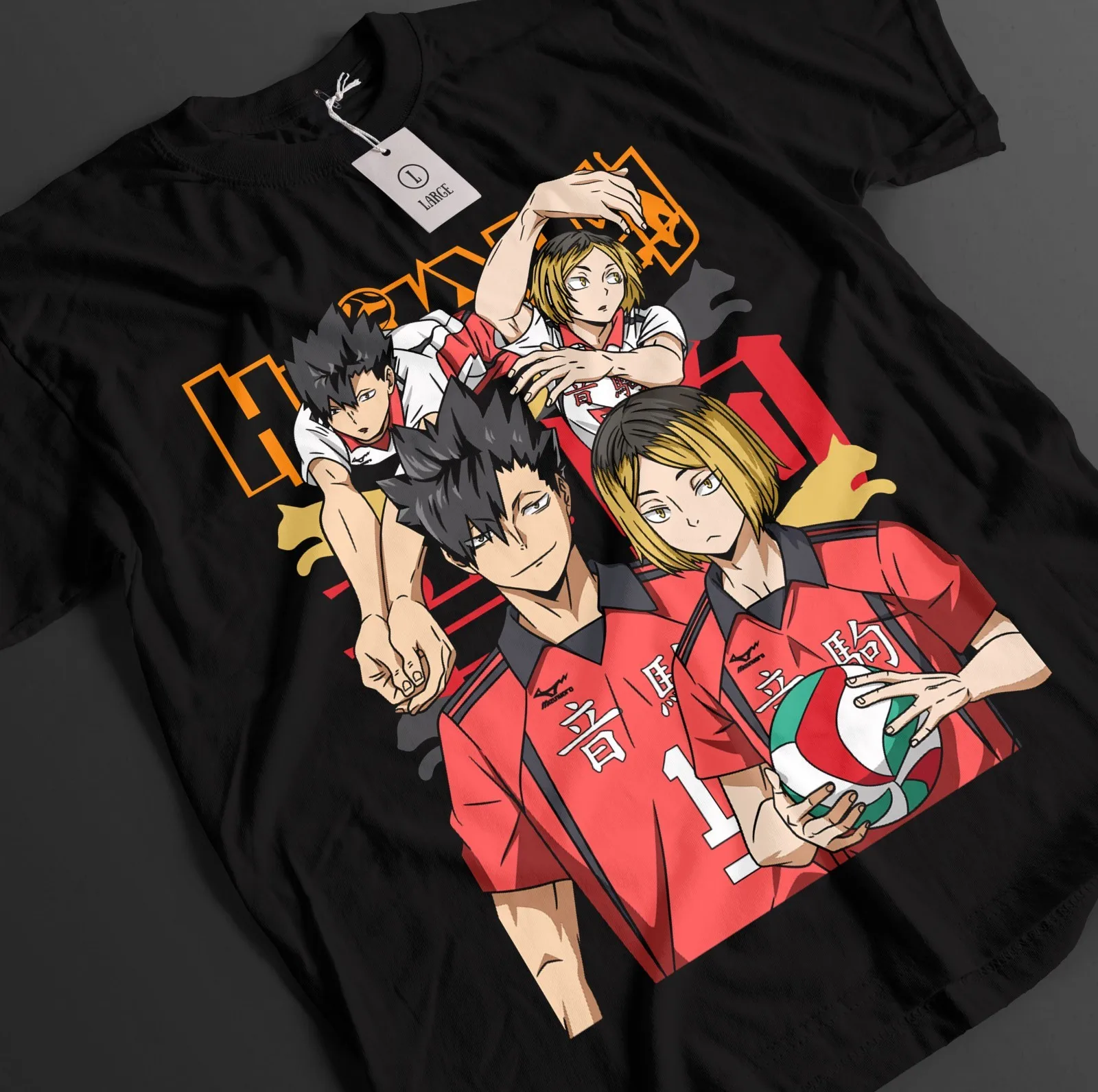 Haikyuu Shirt Shoyo Hinata Tshirt Kageyama T-Shirt Tsukki Kuroo Sport Anime Tee
