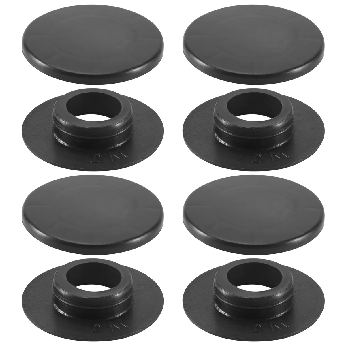 4x Auto Matte Teppichboden Befestigungs clips Griffe Klammern schön schwarz für Mercedes-Benz 6680520