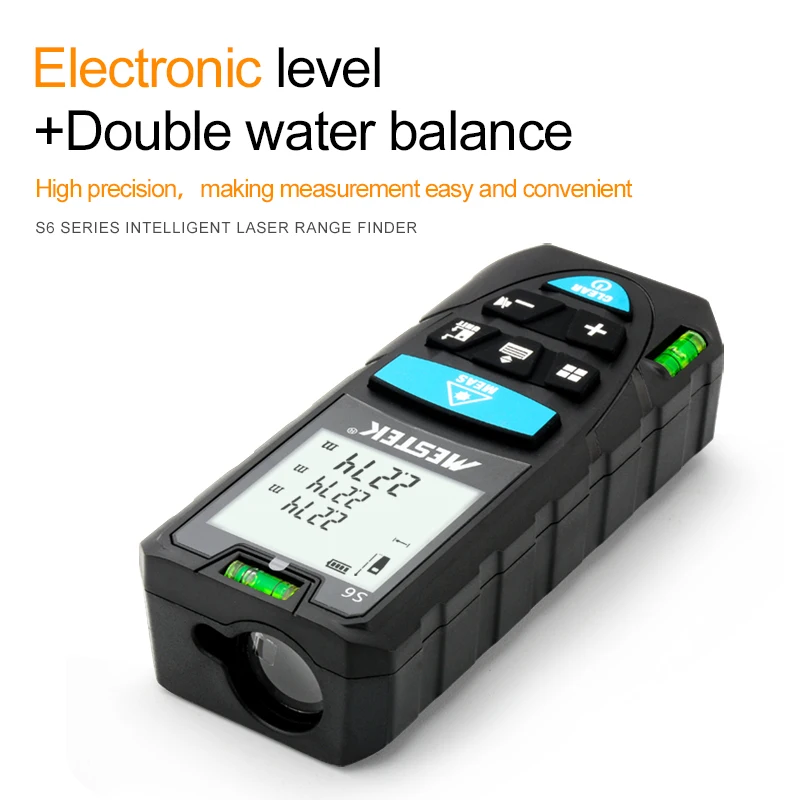 

Лазерный дальномер 50М/100М, высокоточный, с отображением угла в реальном времени, измерением площади и объема, портативный измерительный инструмент