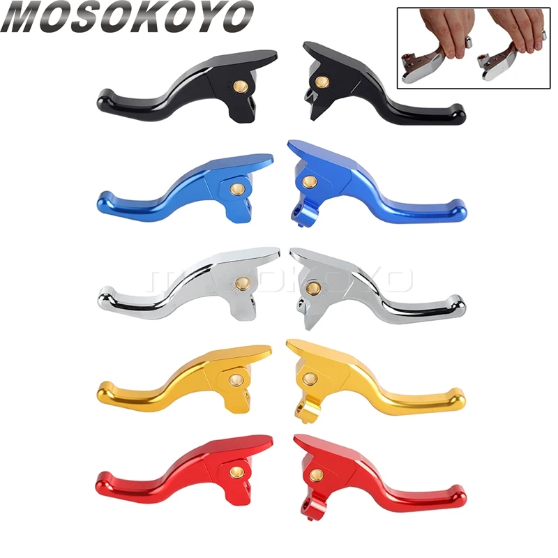 3 Finger Brake Levers 2-Finger Clutch Levers Control Set For Harley Road Glide Limited FLTRK FLTRX FLTRXSE FLTRXS FLTRU Trike