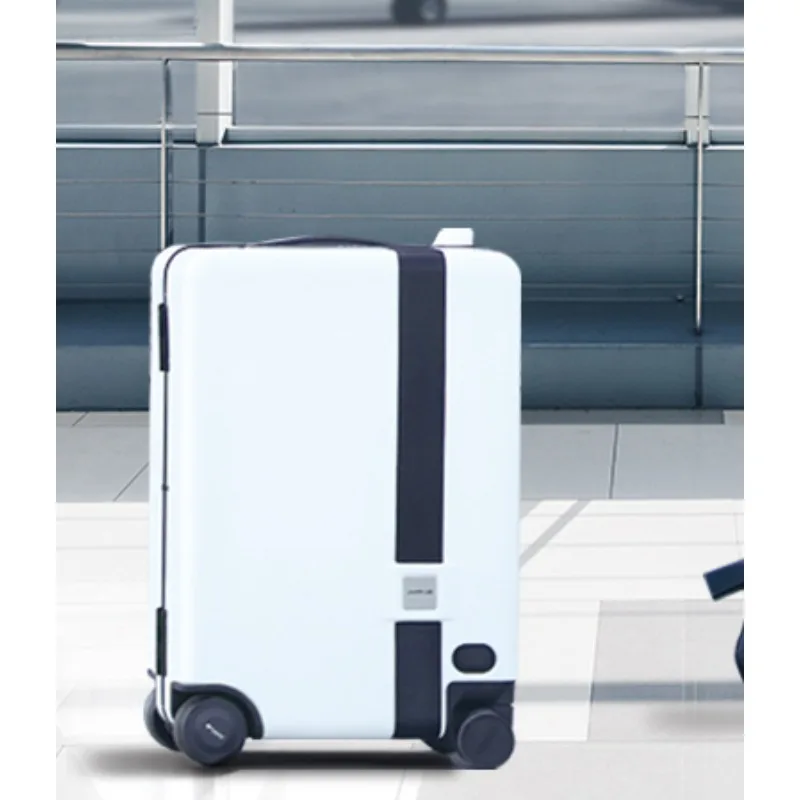 Intelligent automatic following electric assisted luggage boarding lever for travel with travel luggage