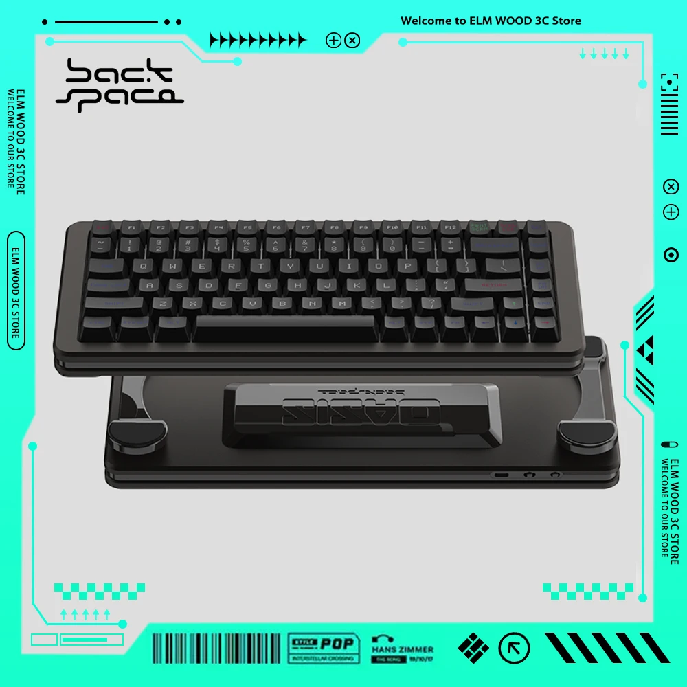 

BackSpace Oasis75 Magnetic Switch Mechanical Keyboard 8K Quick Trigger Aluminium Alloy Gaming Keyboard Wired Pc Gamer Varolant