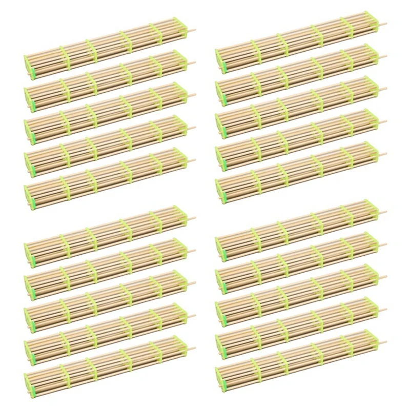 

20 Packs Of Extended Queen Bee Cage Queen Bee Isolation Transport Cage Beekeeping Tools Bamboo Tools