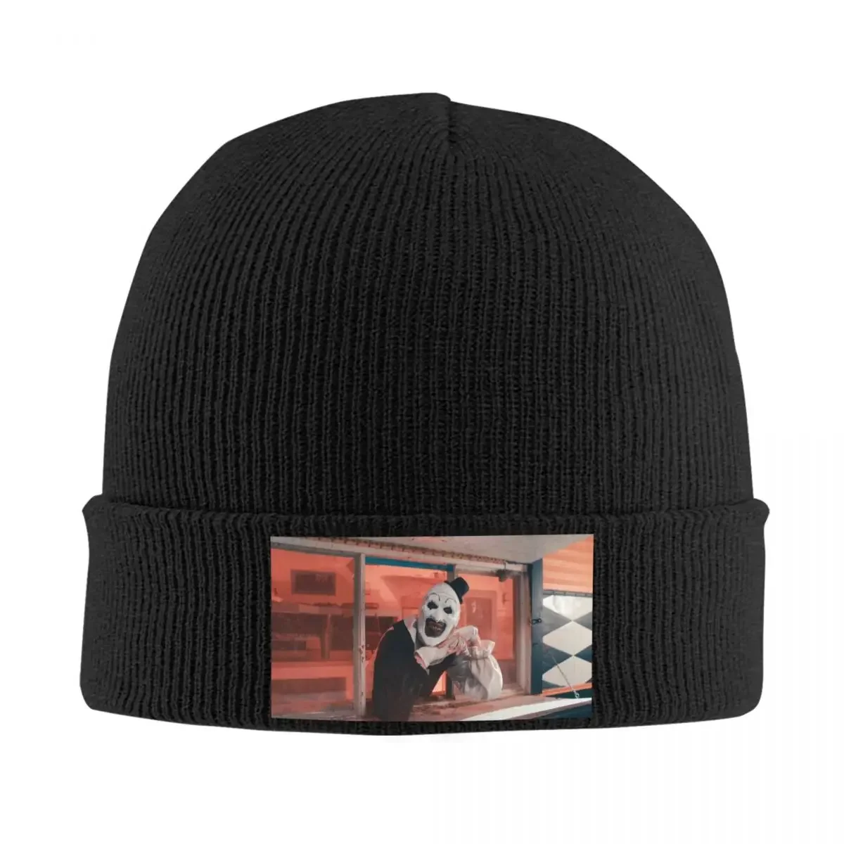 Terrifier Horror Films Knitted Hat Warm Skullies Beanies Baseball Cap