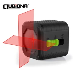 Clubiona Nuovo certificato CE Protezione anticaduta Linee laser a croce verde e rossa livello laser autolivellante