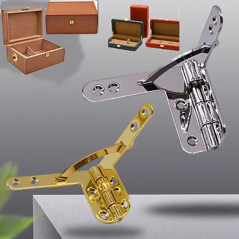 

Heavy Duty Furniture Hinges W L Shape 90 Degree Spring Hinge for Wooden Case Watch Jewelry Display Chest