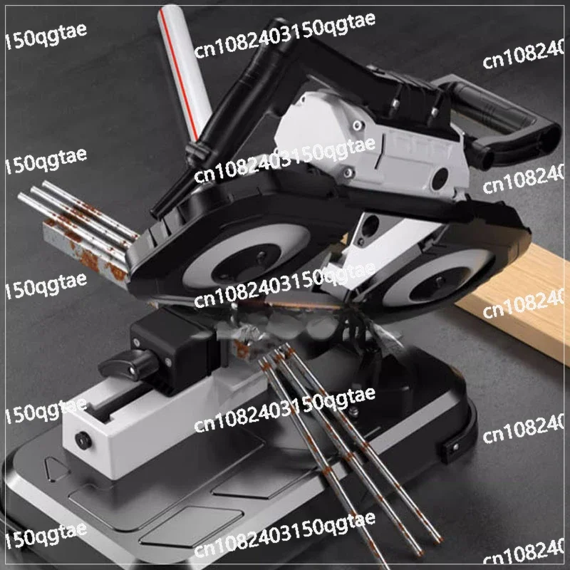 1141B Multifunctional Band Saw Machine Horizontal Metal Stainless Steel Aluminum Cutting Tool Handheld Woodworking 0-45° Cutting