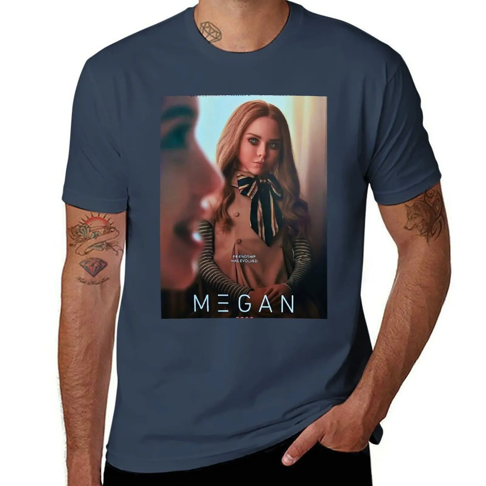 (2023) M3GAN T-Shirt Streetwear Print Tee Shirt