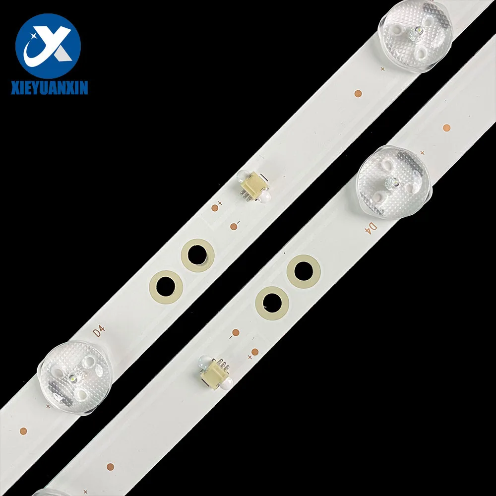 3Pcs 820mm Tv Backlight Led Strip Bar For Oboni 43inch 8lamps ZX43ZC332M08A1 43T8S 43G31 ONC18TV00 ONC18TV001