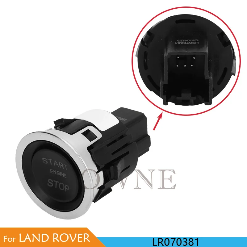 Start Stop Button Switch LR070381 For Land Rover Discovery 5 L462 Range Rover Sport Velar L405 L560 L494 3.0 L6 360S SC HSE V6