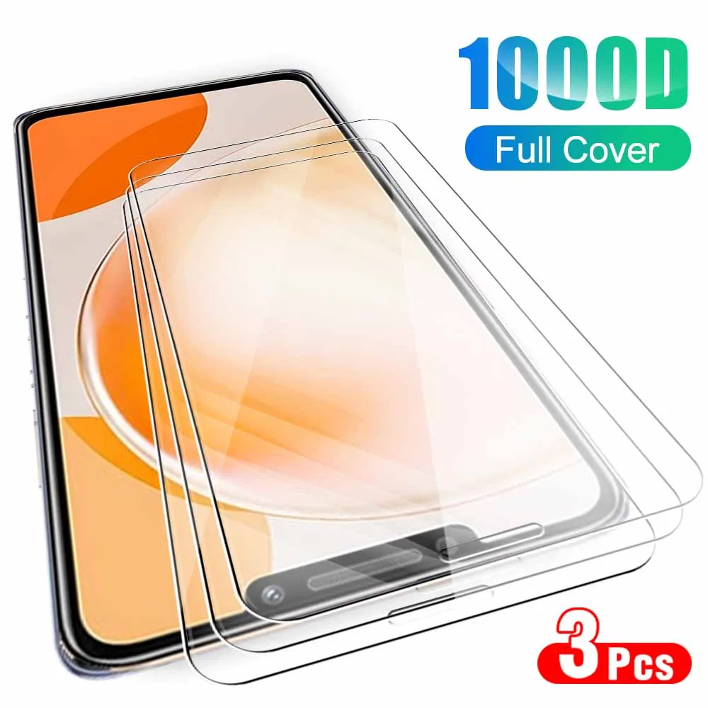 

3PCS Protective Glass Case For Huawei nova Y91 Enjoy 60X Tempered Film For Huawei novay91 4G Screen Protectors Cover 6.95inches