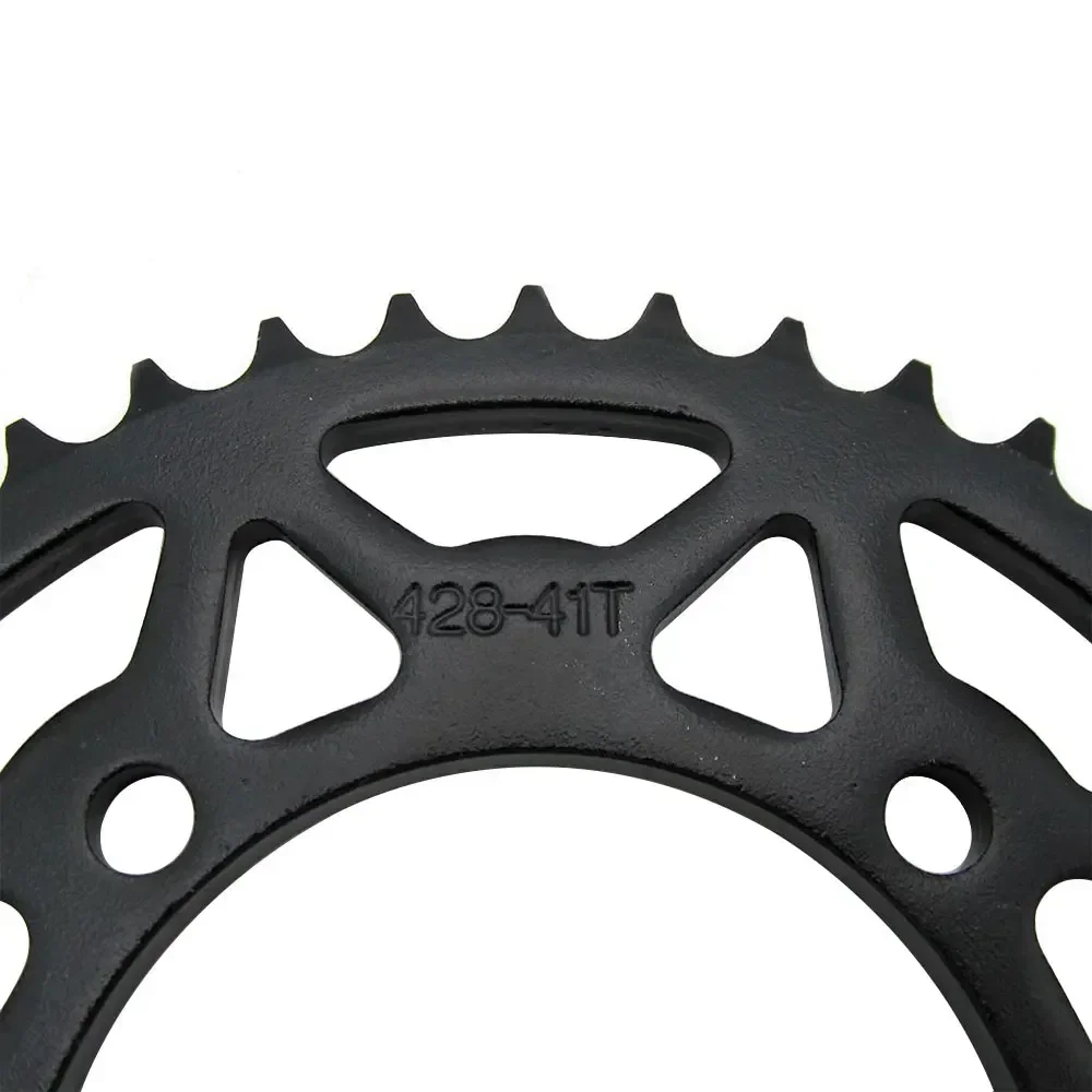 

Для мотоцикла 428, цепь-41T, звездочка трансмиссии, внутренний диаметр 76 мм, цепная шестерня для квадроцикла, велосипеда, пляжного транспорта