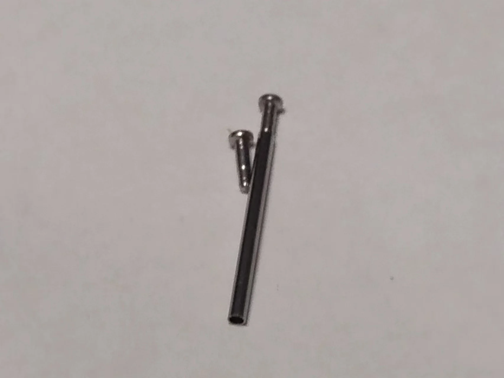 1.2mm Thick Watch Bracelet Buckle Fastening Tube with Friction Pin for Strap Clasp 8mm to 27mm T2480