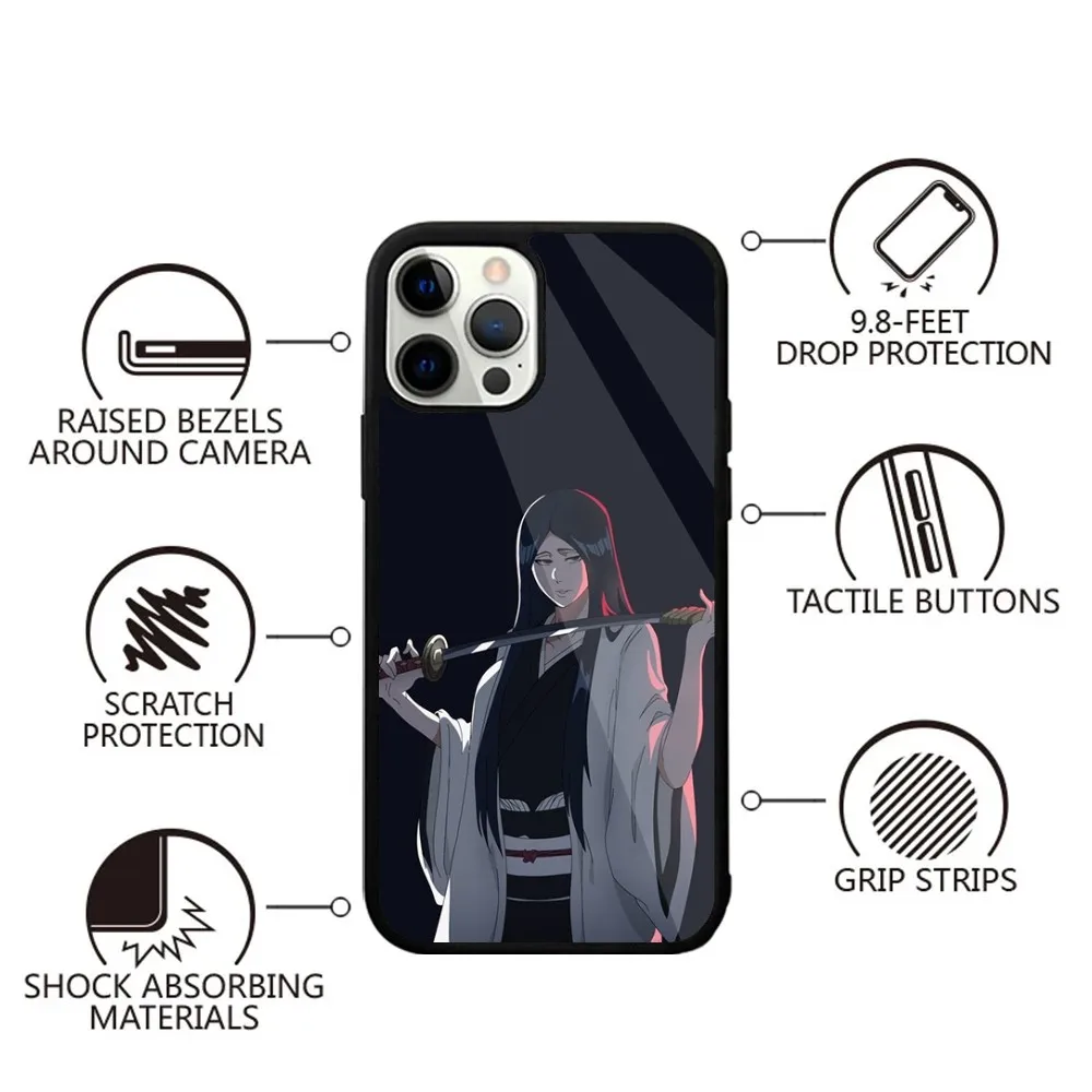 Retsu Unohana B-Bleachs Phone Case Strong Magnetic For IPhone 15,14,13,Pro,Max,Plus,11,12,Mini For Magsafe Wireless Charging