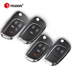 YIQIXIN 2/3/4/5 Button Modified Flip Car Key Shell For Chevrolet Cruze Epica Lova Camaro Impala For Opel Uncut HU100 Case