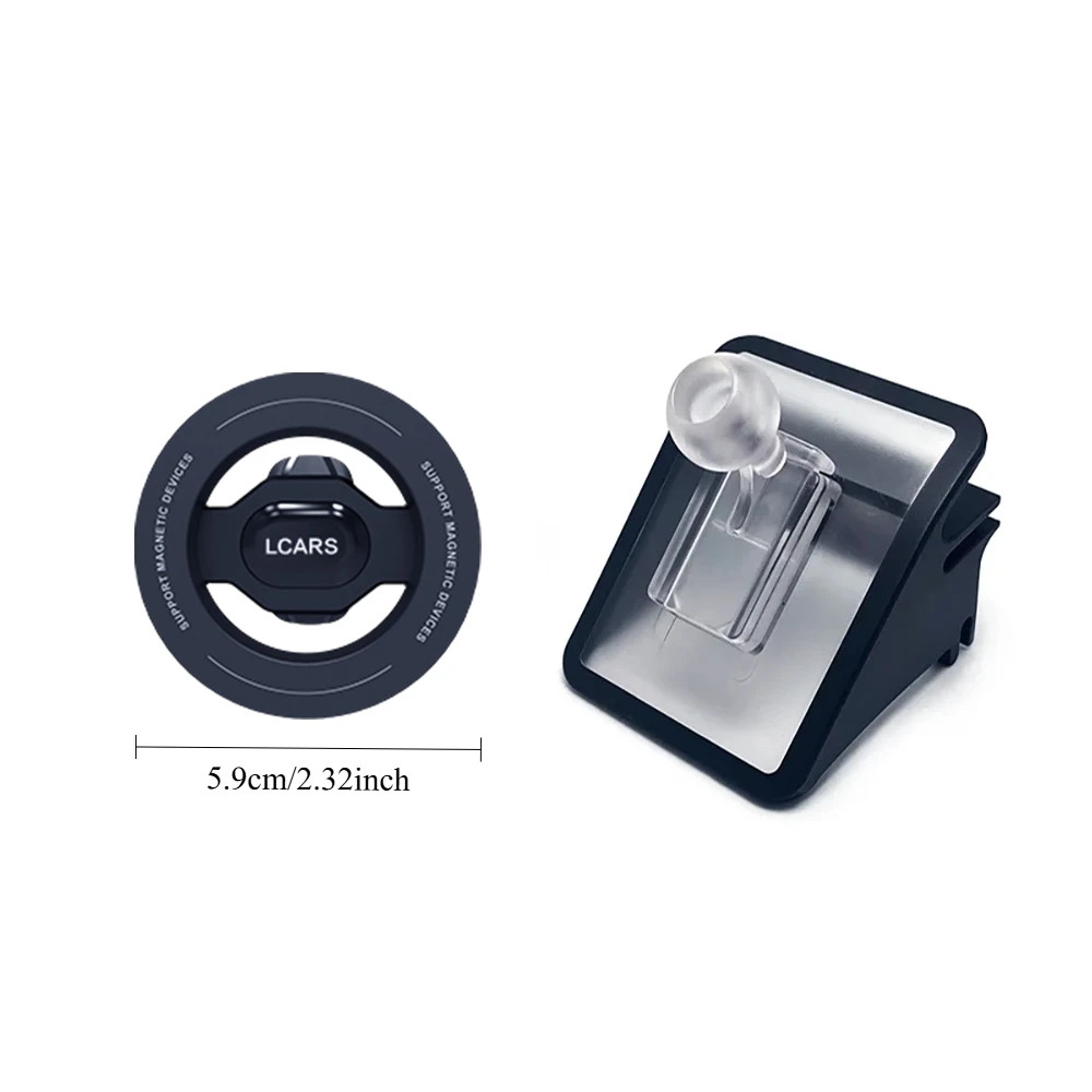 ل تسلا نموذج 3 هايلاند 2024 و نموذج Y إطلاق 2025 المغناطيسي حامل هاتف السيارة مكافحة هزة الاهتزاز برهان حامل ملحق