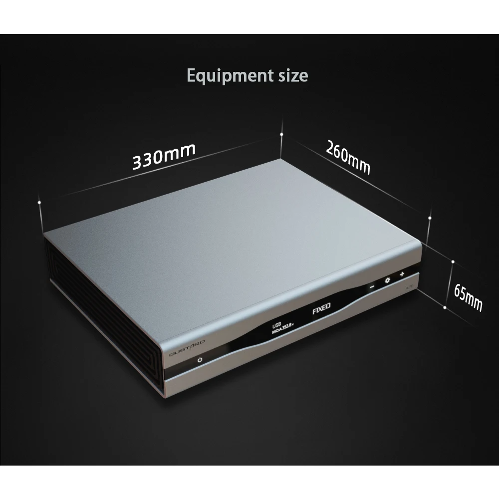 Gustard A26 High Performance Audio DAC dual AK4499EX AK4191 chips Streamer/Renderer XMOS DSD512 PCM768K MQA384K Remote Quloos