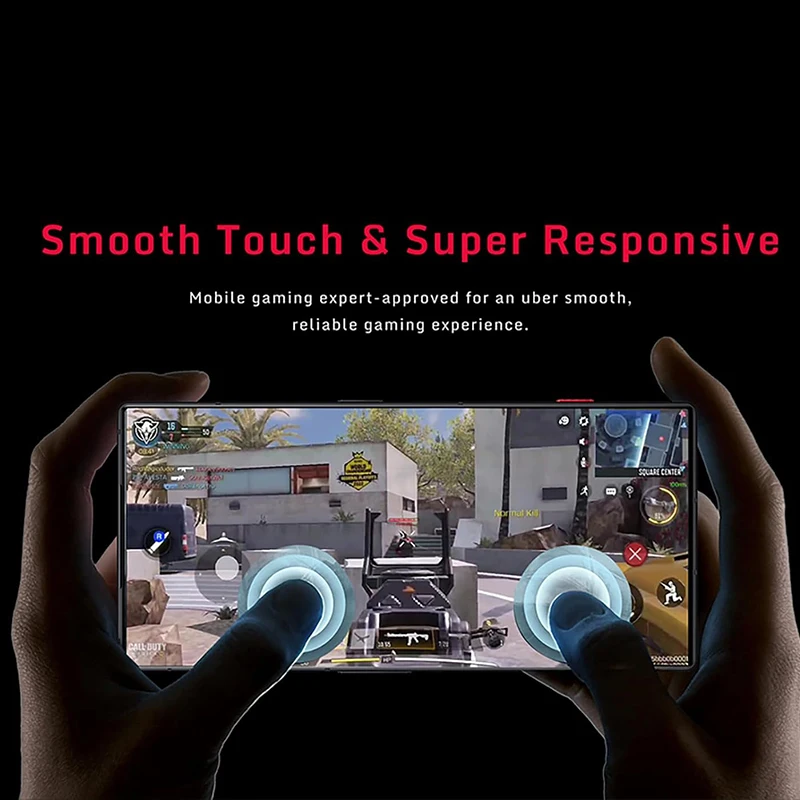 Full Gule Tempered Glass for ZTE nubia Red Magic 9 Pro 9 Pro+ Screen Protector Glass Red Magic 9s Pro 9s Pro+ Protective Glass - náhled 4