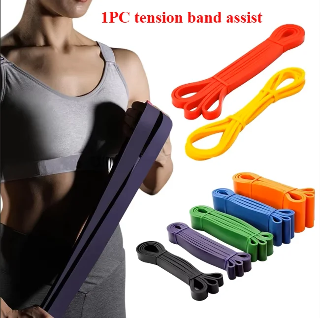 Tough Latex Resistance Band, Elastic Exercise Strength, Pull-Up Band, Chewing Gum, Fitness Equipment, Strengthening Training