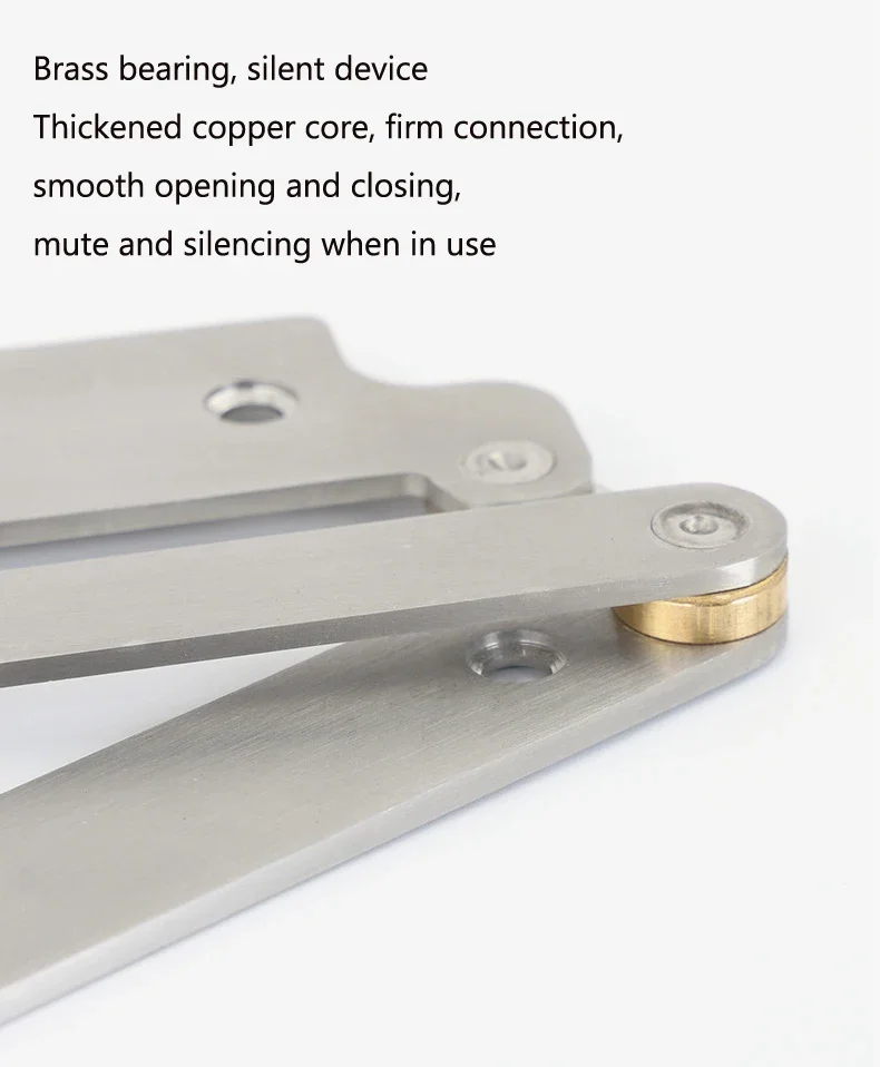 180° Folding Door Pure 304 Stainless Steel Hardware Accessories Flat Folding Door/Bi-folding Door Functional Parts Hardware Sets