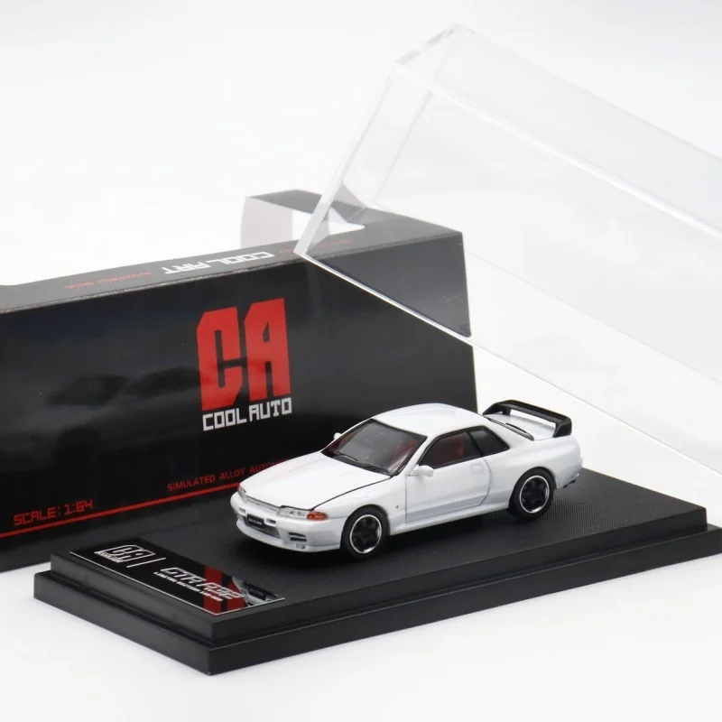 Cool ART 1/64 Nissan GT-R R32 Solid Color simulation alloy car model Collection gift