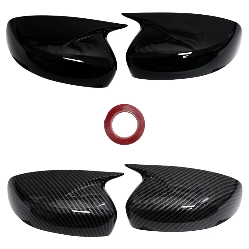 ل إنفينيتي G25 G37 Q40 Q60 2008-2013 سيارة الرؤية الخلفية غطاء مرآة جانبية غطاء الجناح الباب الخارجي مرآة الرؤية الخلفية غطاء الملحقات