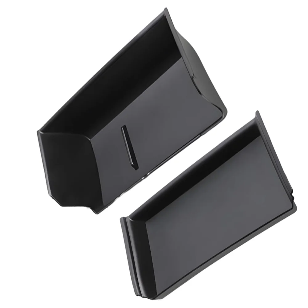 

ABS Dual Layer Armrest Box Storage Armrest Box Storage Black for Land Rover Defender 110 2020-2024