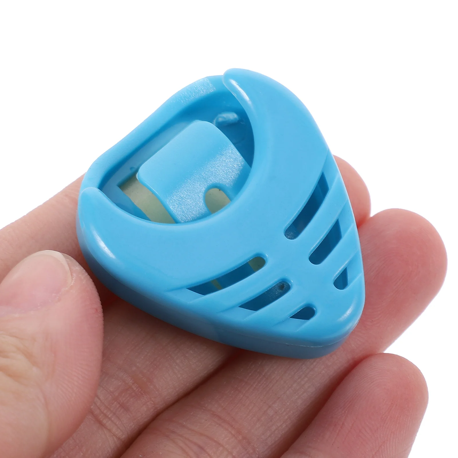 

6Pcs Drop-Shaped Guitar Plastic Storage Case Mini Size Lightweight Durable Easy Carry for Accessories