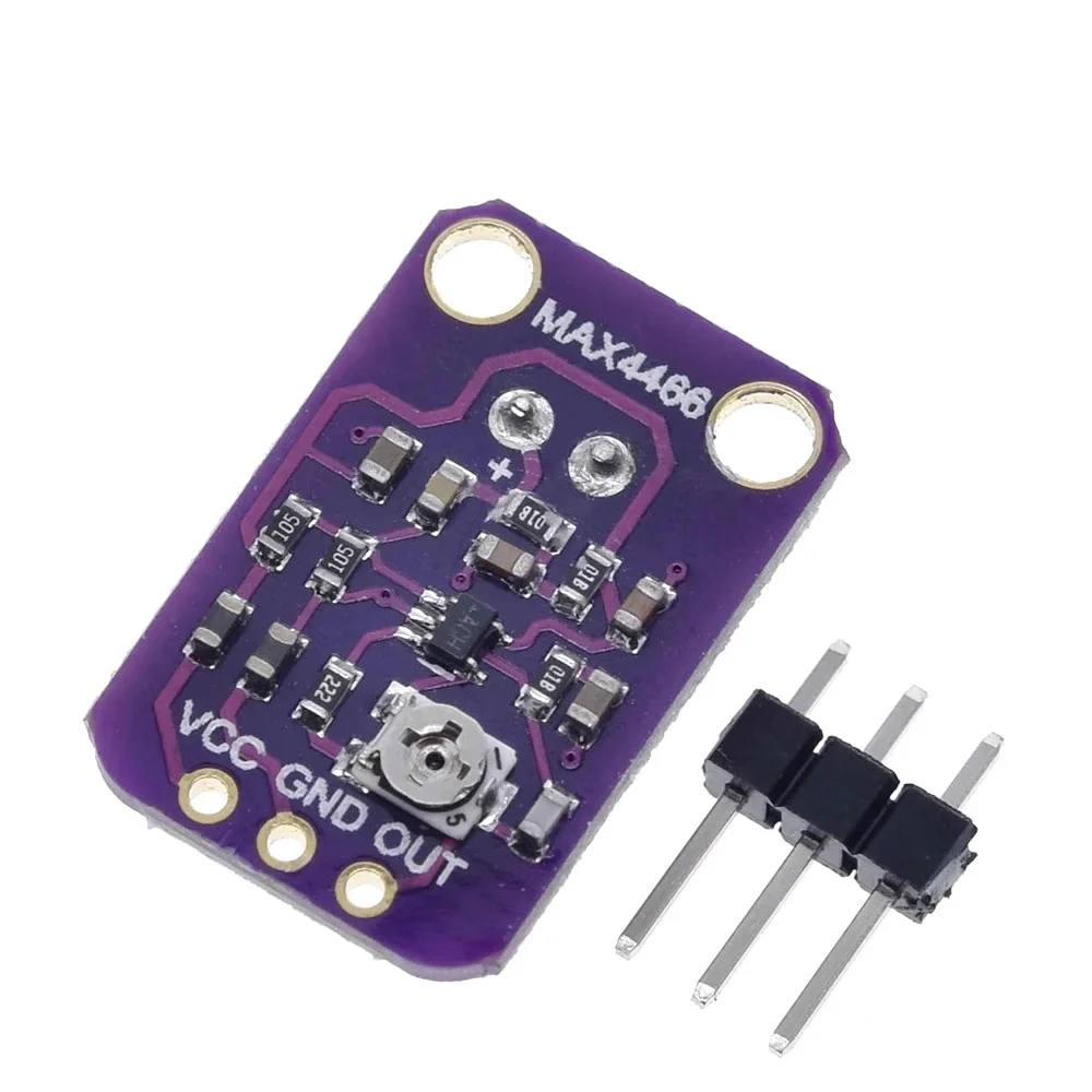 MAX4466 модуль датчика звука микрофон микрофон предусилитель микрофон