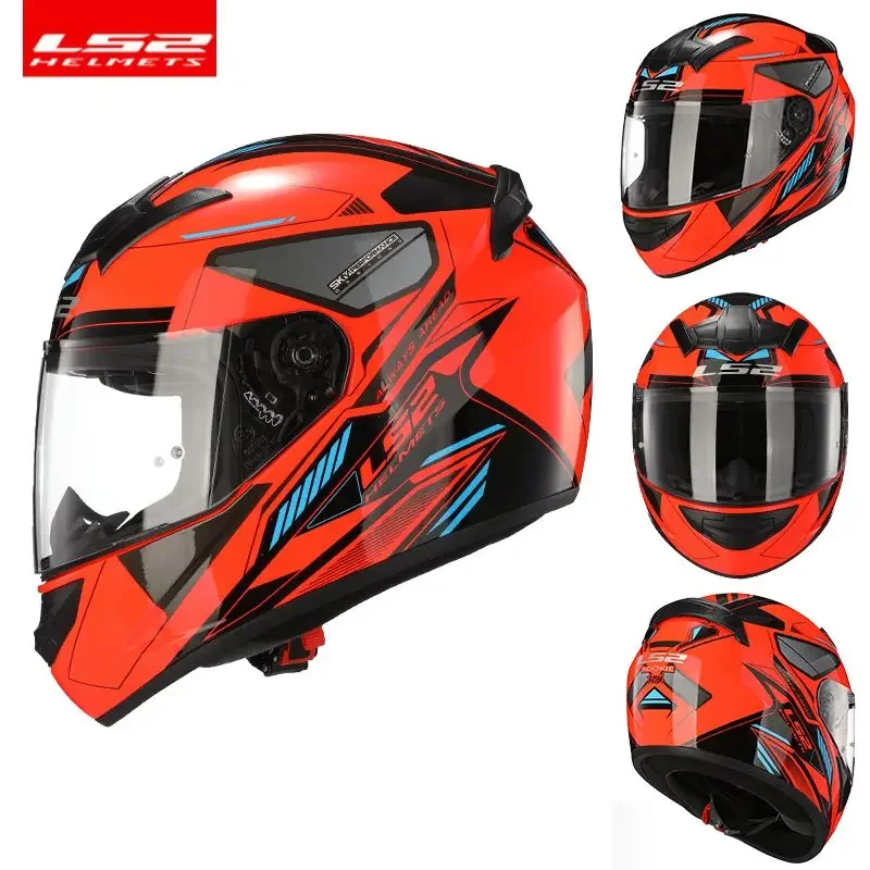 LS2 FF352 Motorcycle Helmet Men's Full Face Shield Adventure Motorsports Enduro 3C Approved dot