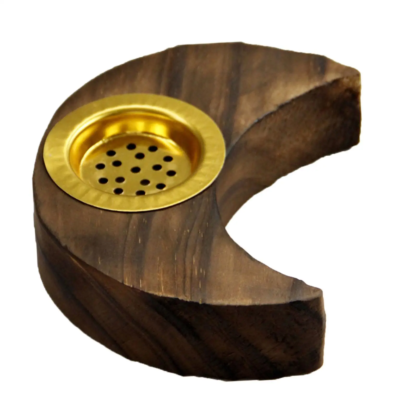 Incense Cone Holder Moon Censer Living Room Furnace Wooden Incense Burner