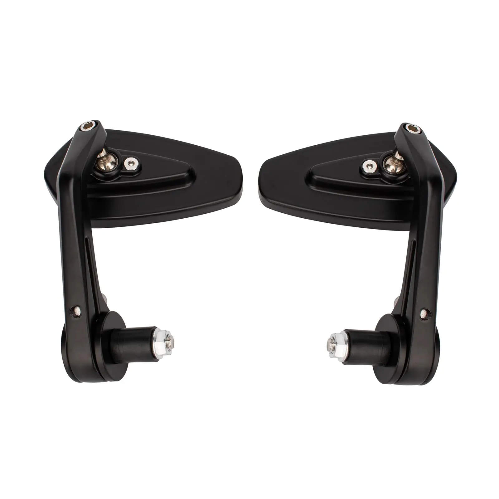 7/8" 22mm Motorcycle Handlebar End Mirror For Harley Yamaha Kawasaki Honda Suzuki HandleBar Rear View Side Mirror image 5