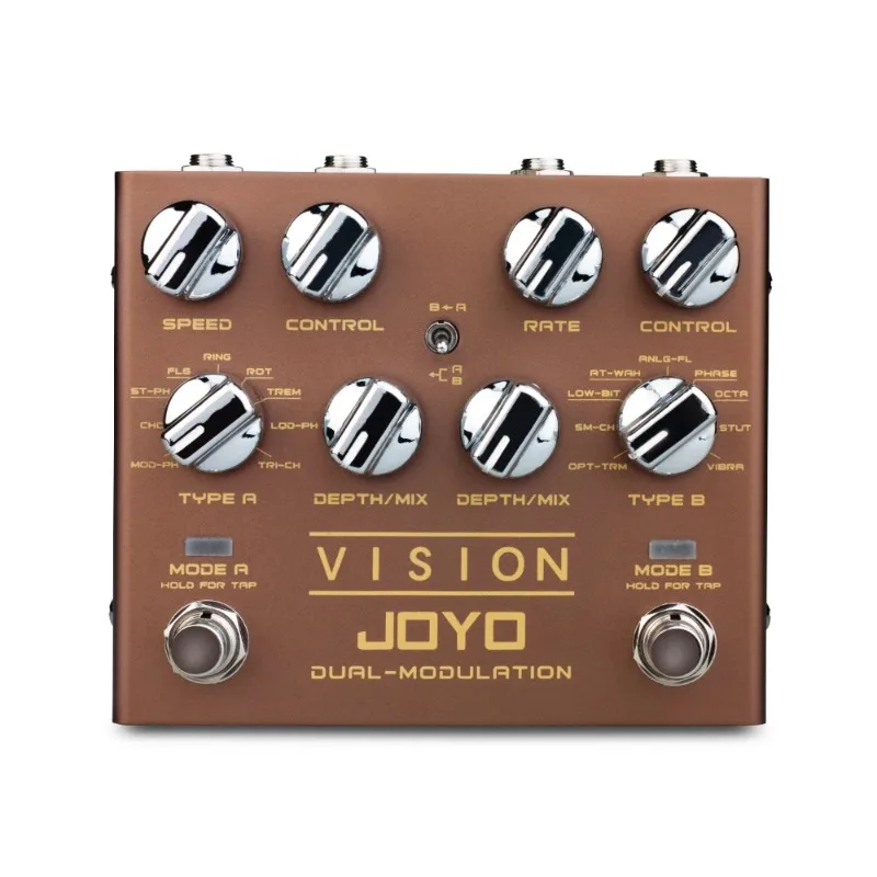 

JOYO R-09 VISION Multi-effect Guitar Pedal 9 Effects Dual Channel Modulation Multi Effects Pedal True Bypass Guitar Accessories