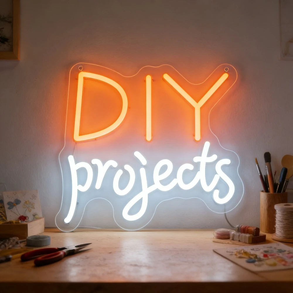 diy-ネオンサイン-アートスタイル-手作り-ledライト-クラフトルーム-スタジオ-ホームオフィス装飾-ウォールアート-メーカー向けギフト