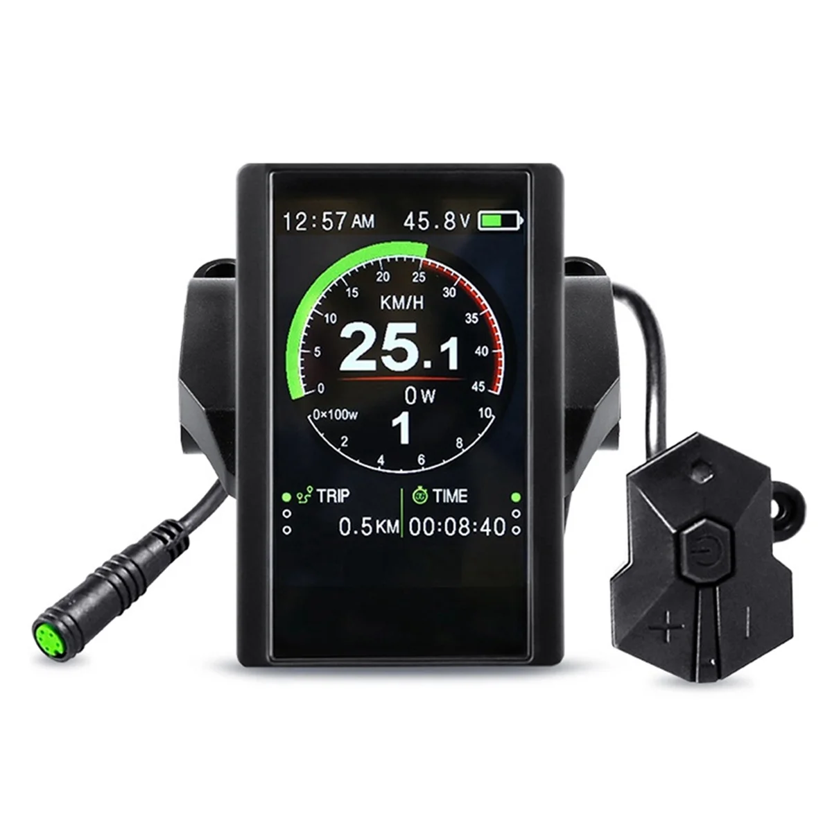 Electric Bicycle P850C Full Color LCD Display Speedometer Display for Bafang BBS01B BBS02B BBSHD Mid Drive Motor.