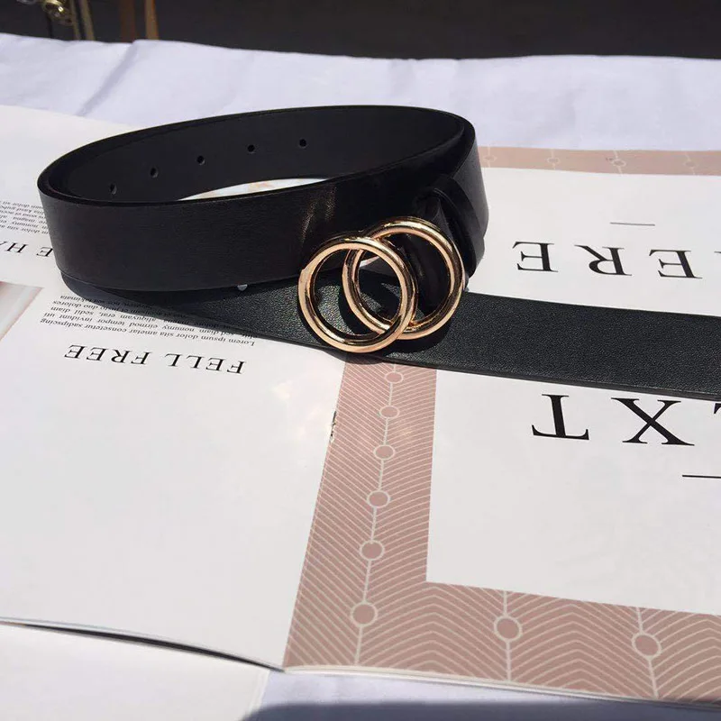 2022 Nieuwe Vrouwen Casual Riem Luxe Verstelbare Nieuwe Ronde Gesp Riem Dames Jeans Met Mode Jurk Riem Designer Riemen Voor vrouwen