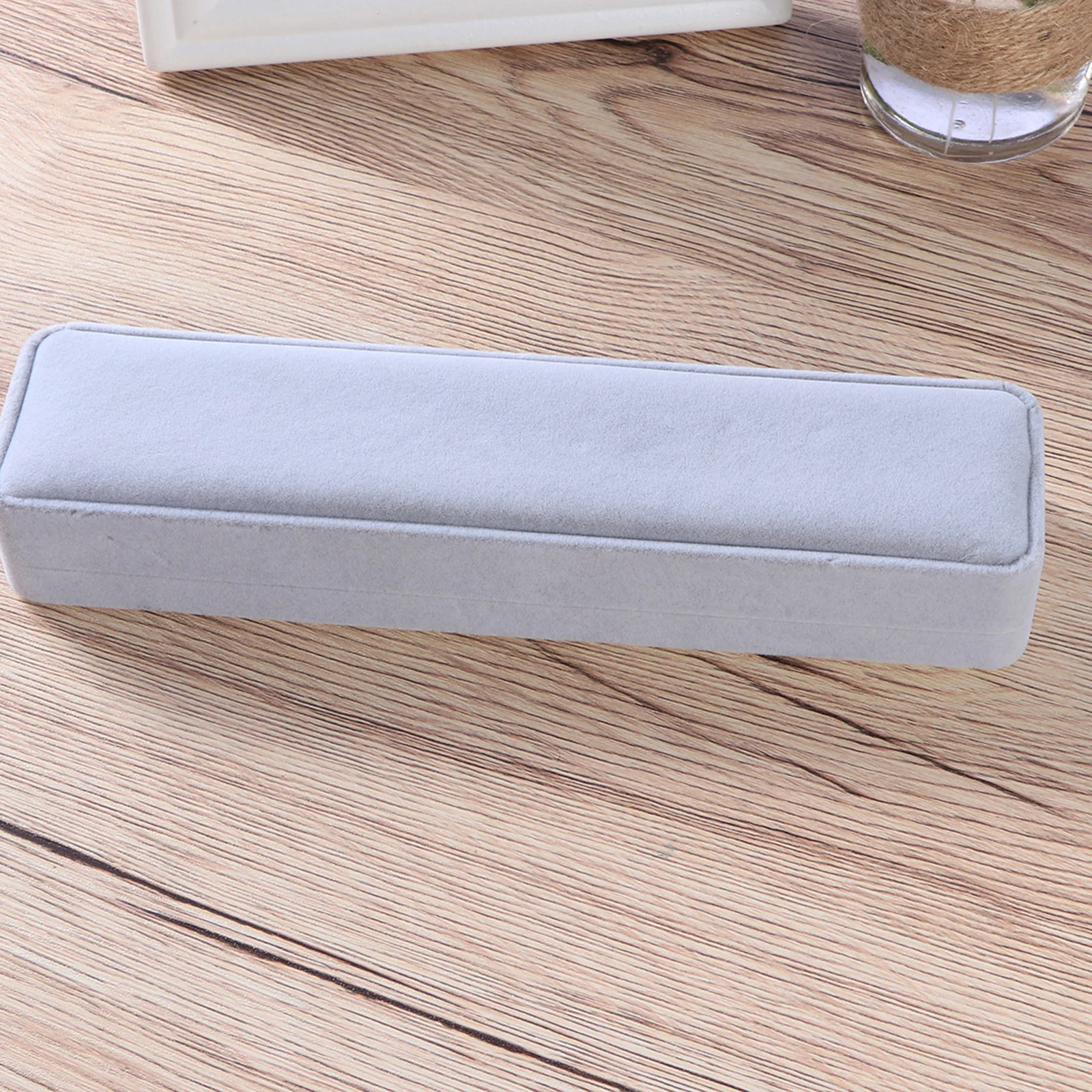 

Jewelry Storage Box Metal Rectangular Organizer For Necklace Bracelet Watch Earrings Pendant Brooch Hair Clip Portable