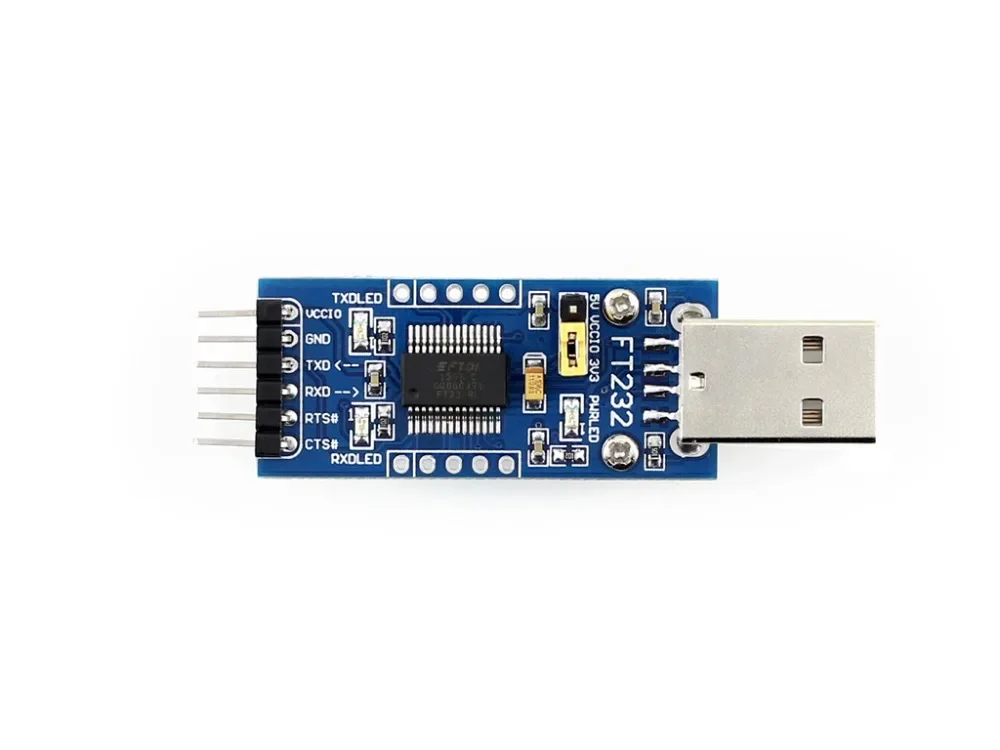 Waveshare FT232 USB UART Board Type C USB To UART(TTL) Communication Module USB-C Connector Support Mac OS,Linux,Android,Windows