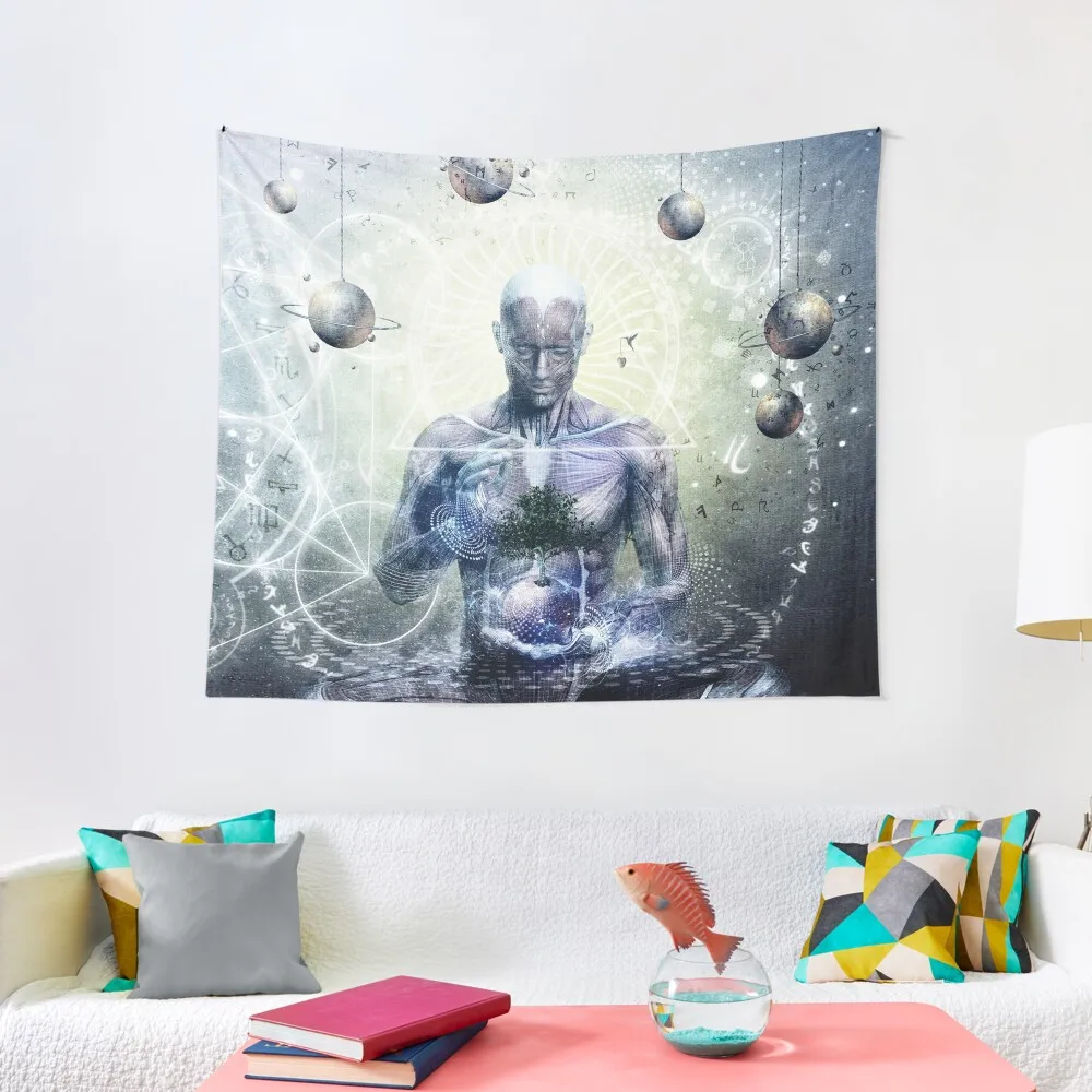 

Experience So Lucid, Discovery So Clear Tapestry Outdoor Decor Decoration Aesthetic On The Wall Wall Deco Tapestry