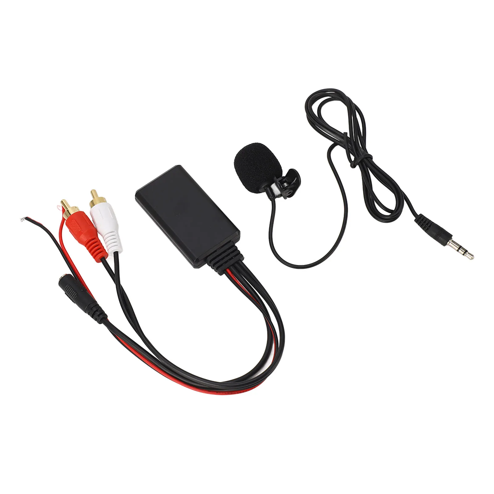 Bluetooth AUX Module 2 RCA Cable Adapter with Hands‑Free Microphone for for Alpine for Pioneer