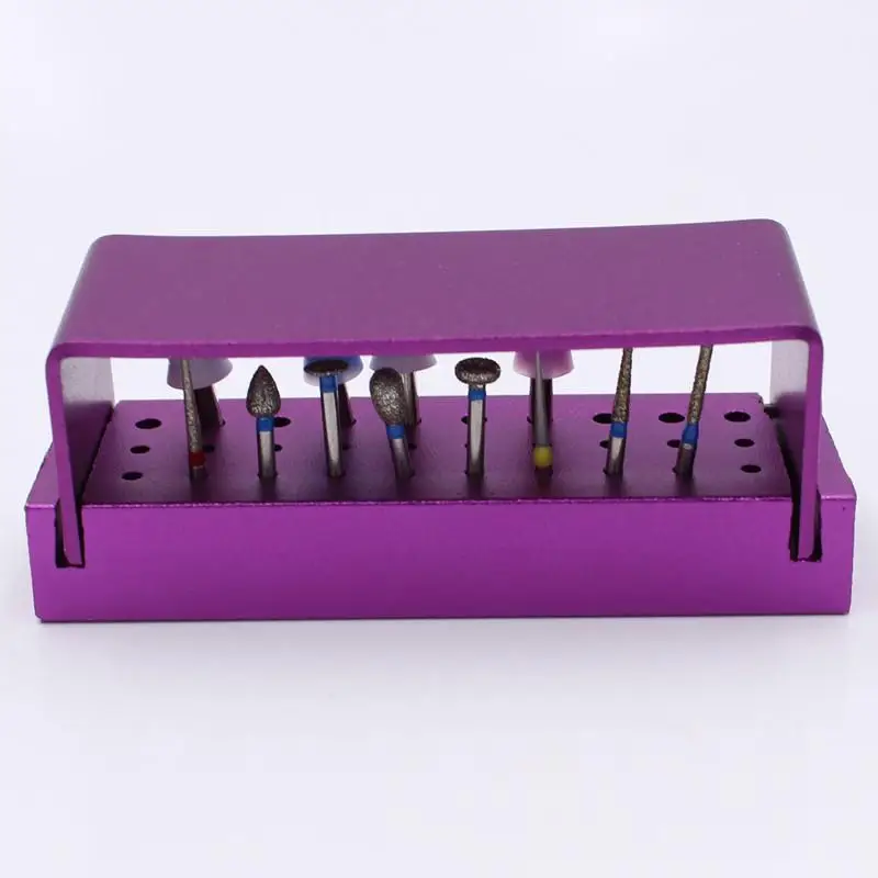 

Стоматологические алмазные боры, дрель, дезинфекционный блок, 30 отверстий, разноцветные высокоскоростные наконечники, органайзер для хранения боров