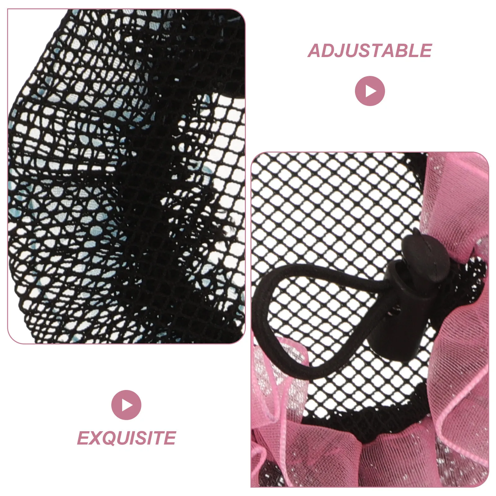 1Set Ballet Hair Accessories 's Dance Grading Hair Bun Net Lightweight Comfortable Safe for Ballet Recitals Competitions