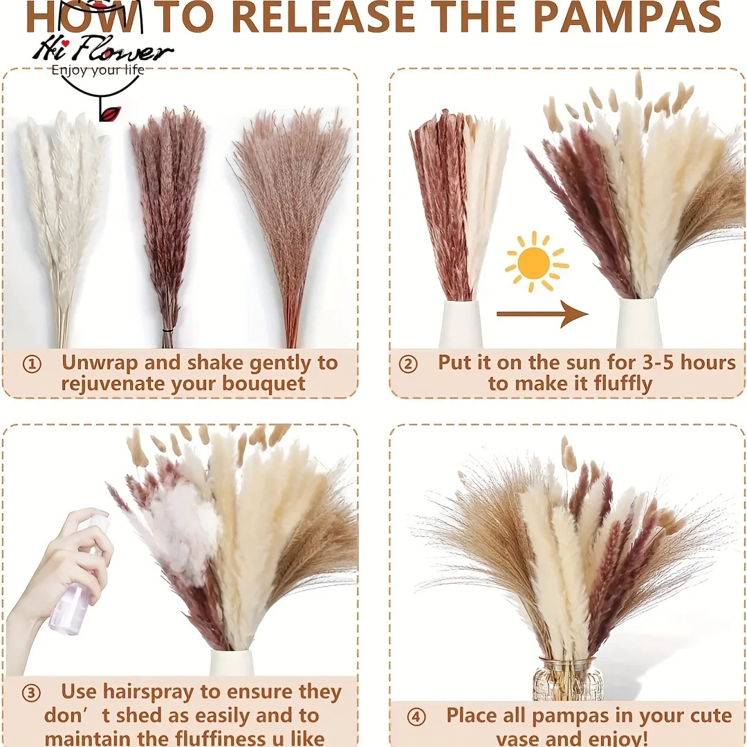 Рисунок 6 - Пушистый богемный букет пампасов