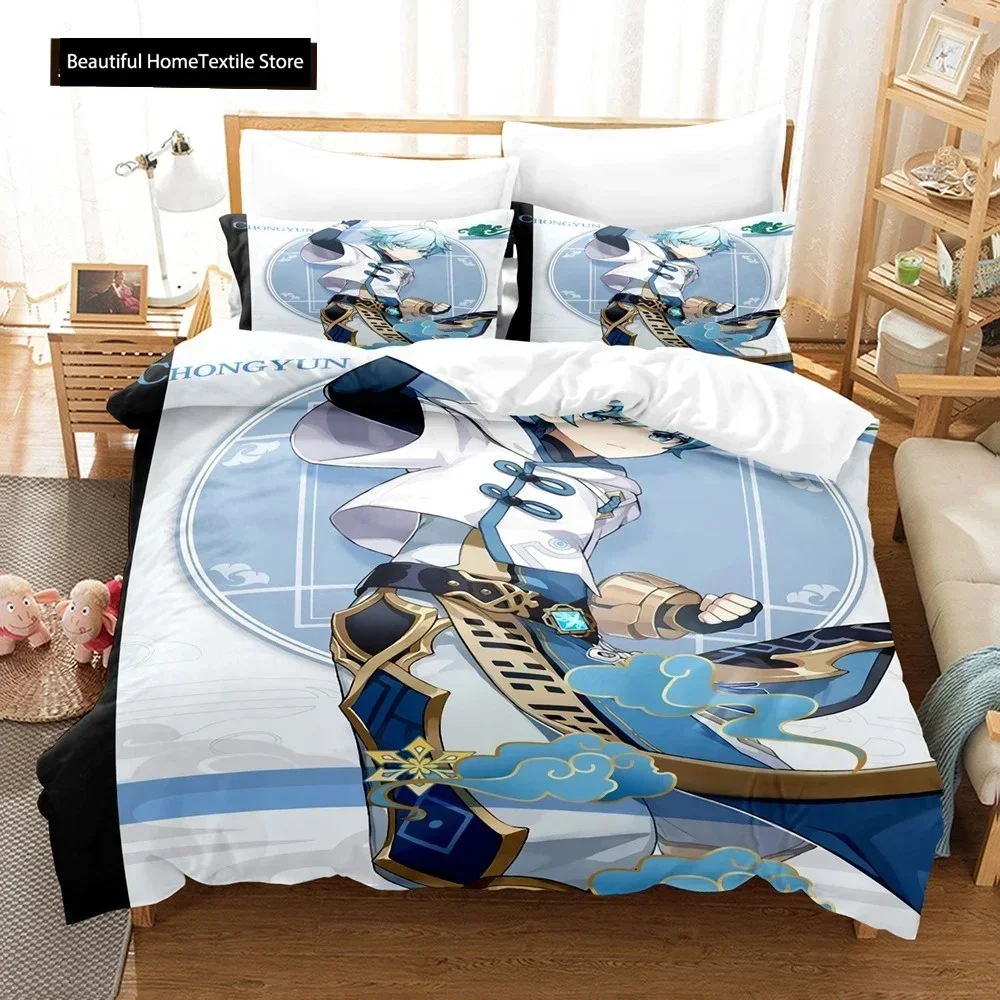 Anime Touhou Project Remilia Scarlet Flandre 3D NEW Duvet Cover Pillowcase Bedding Set Adult Girl Bedroom Single Double Large