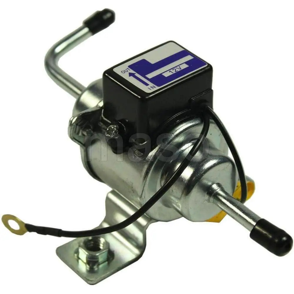 12V Universal Electric Fuel Pump EP-500-0 3-5 PSI Low Pressure Gas Diesel for Marine Truck Generator Tractor Carburetor